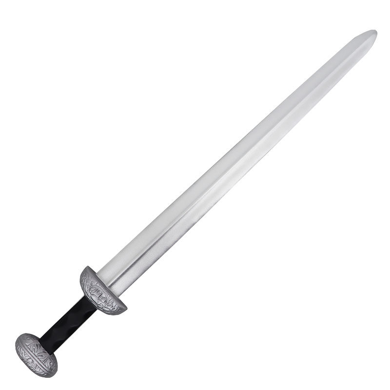 中世纪花柄骑士剑pu软胶武器模型