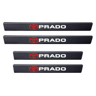 适用于丰田普拉多门槛条新霸道改装内饰迎宾踏板门边条防踩保护贴