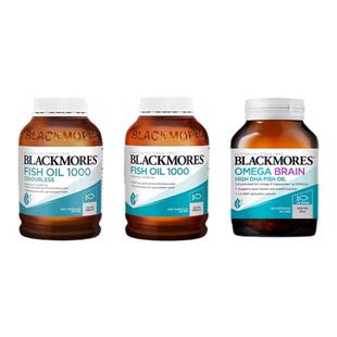 澳佳宝Blackmores深海鱼油4倍DHA青少年学生补脑护眼记忆力保健品