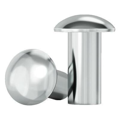 【直销】镀锌半圆头实心铆钉称斤