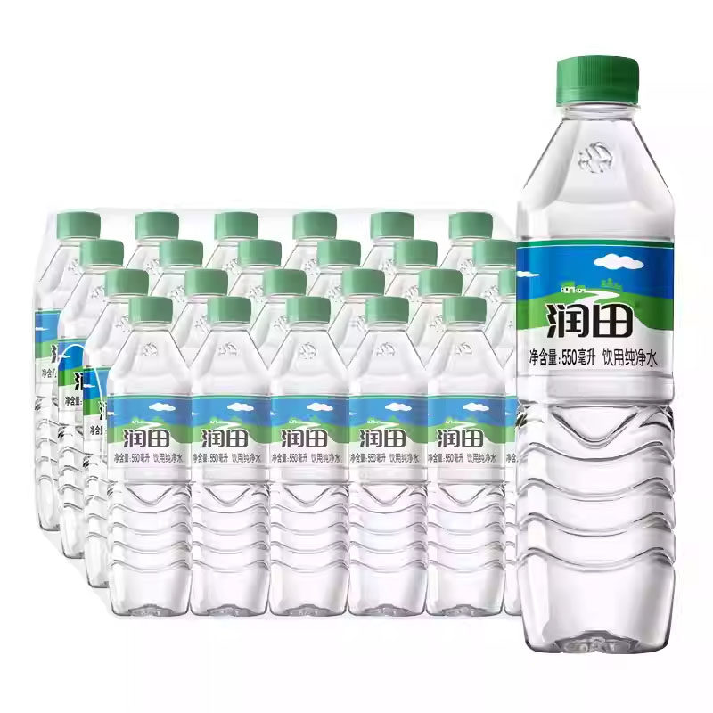 江西润田饮用水纯净水550ML*24瓶
