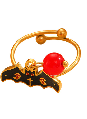 万圣节趣味搞怪不锈钢戒指