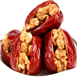 枣夹核桃258g*2袋山西特产休闲混合零食红枣夹核桃仁干枣子大枣