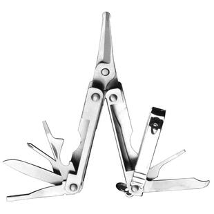 不锈钢折叠美甲工具多功能组合指甲钳迷你小刀户外露营便携剪刀