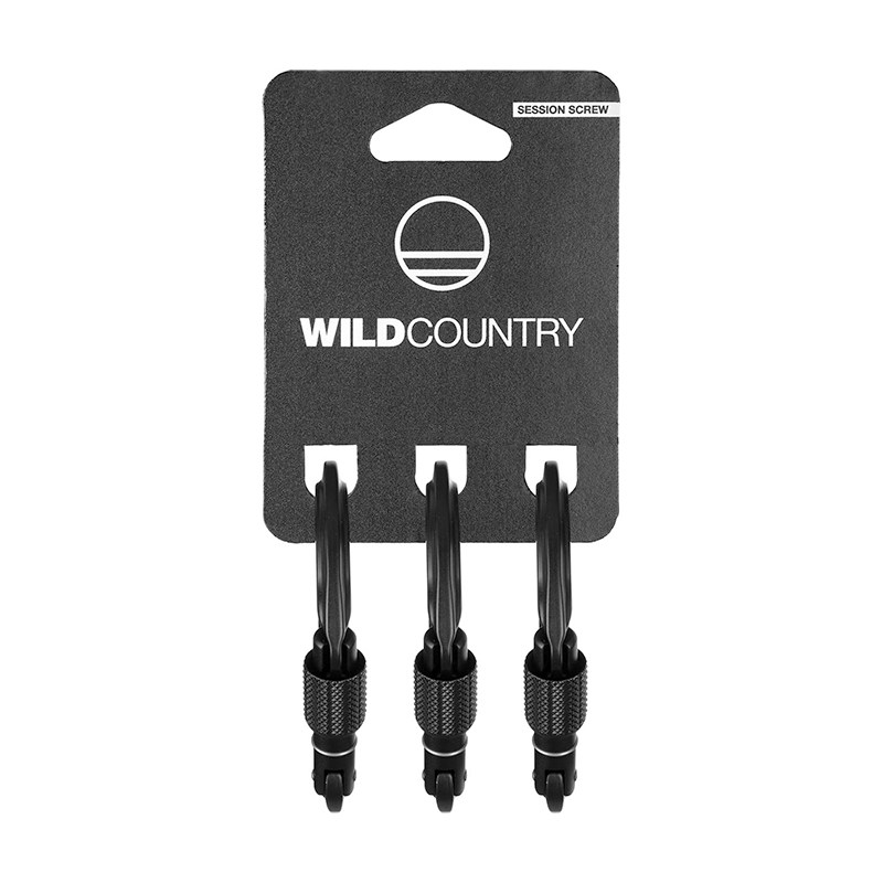 D型锁丝扣主锁WILDCOUNTRY户外登山攀岩SESSION