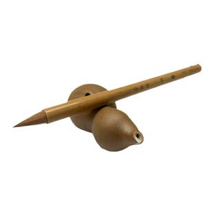 鸡距笔古法唐笔知非堂专业书法中小楷湘妃竹狼嚎短锋蒜头毛笔狼毫