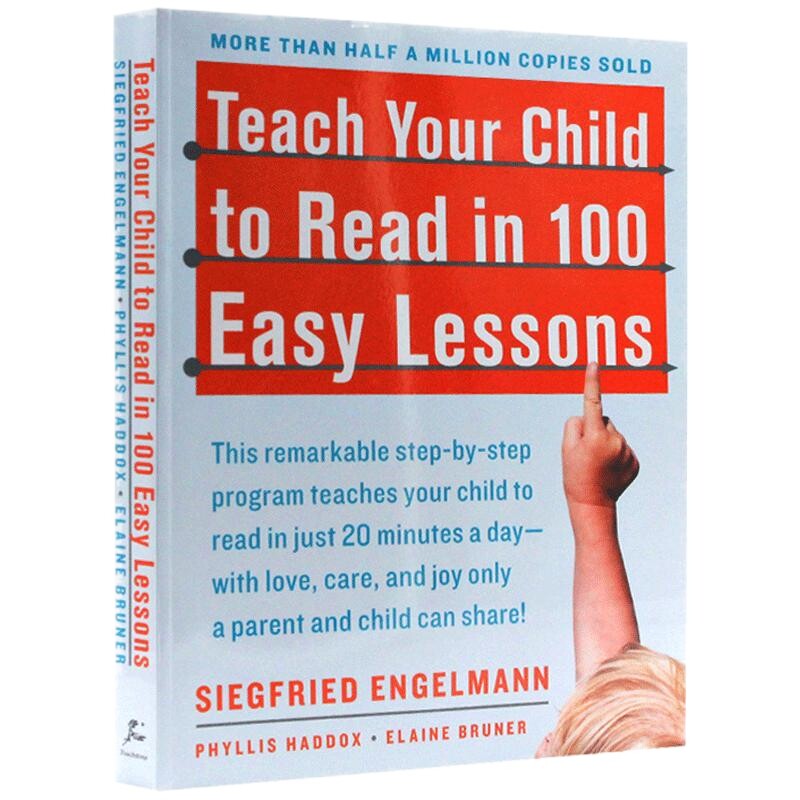 轻松100课教会孩子阅读英文 Teach Your Child to Read in 100 Easy Lessons 英文原版Phonics英语阅读教学书