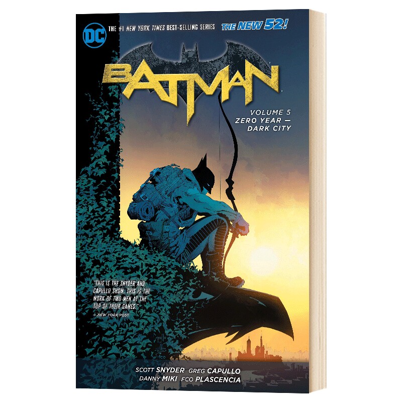 英文原版 Batman Vol. 5 Zero Year Dark City The New 52 蝙蝠侠卷5 零年 黑暗之城 英文版
