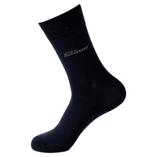 3双装舒雅袜子男士春秋棉混纺AAA级抑菌透气防臭吸汗中筒袜薄款