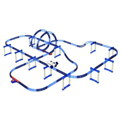 【可DIY拼装的轨道车玩具】