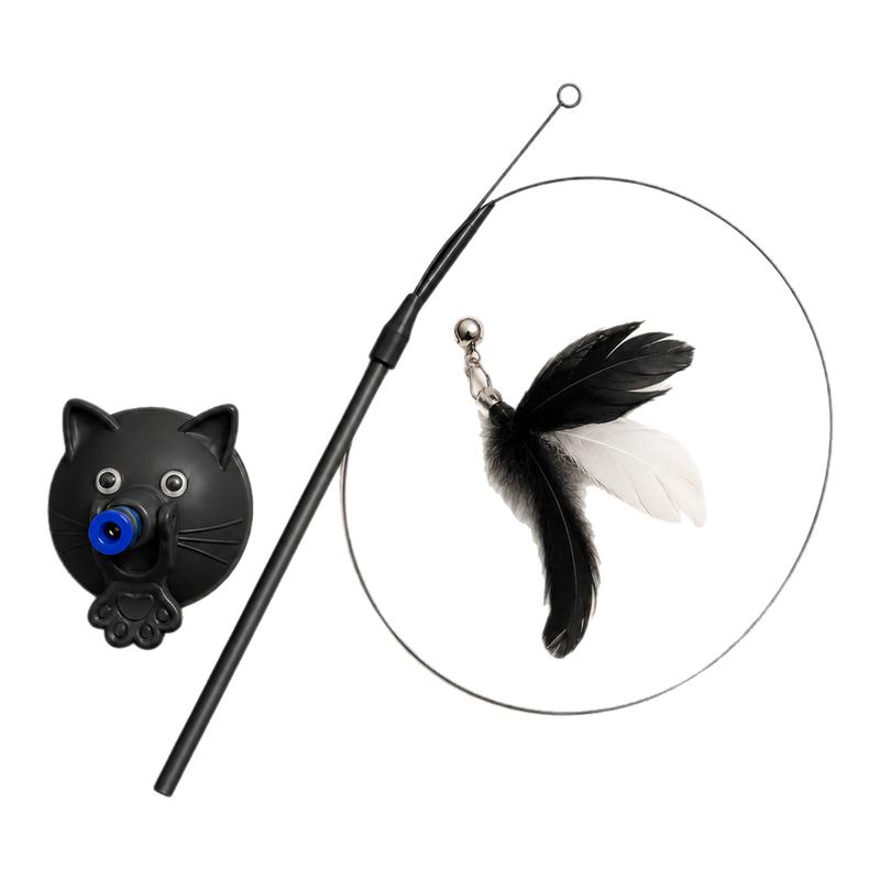 猫玩具逗猫棒自嗨解闷神器带吸盘长杆宠物小猫咪玩的幼猫用品大全