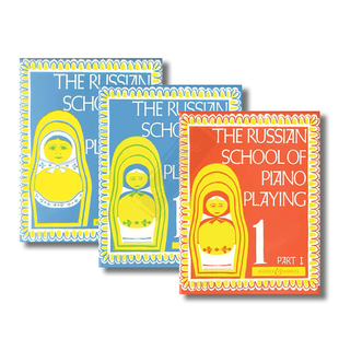 俄罗斯学派钢琴演奏 儿童钢琴教材 全套共一至三卷 博浩原版乐谱书 The Russian School of Piano Playing BH100674/101215/100675