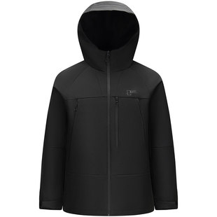 森马羽绒服男三合一工装外套2026冬季新款男士黑色四防保暖连帽装