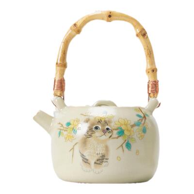 JOJO'SLIFEPD汝窑壶萌猫小茶壶