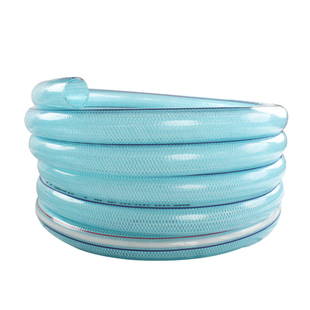 PVC花园水管塑料家用网纹管牛筋管防冻4分6分1寸洗车包纱蛇皮软管