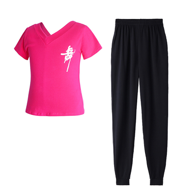 舞蹈服练功服分体艾舞戈男童T恤