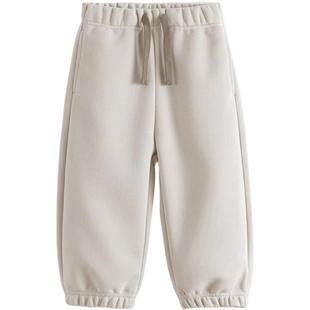 [校园神裤]马克珍妮男女童百搭加绒运动裤 儿童裤子秋冬款551785