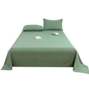 床单单件学生宿舍被单双人非全棉纯棉枕套三件套2026新款四季通用