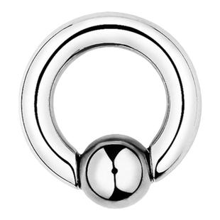 G23粗杆纯钛金穿刺阴环饰品植入级F136穿环高端欧美女男穿孔PA环