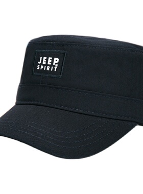 jeep中老年防风保暖秋冬季平顶帽