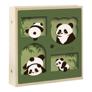 活页相册本大容量纪念册插页5寸6寸7家庭宝宝成长影集照片收纳册