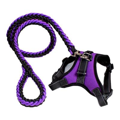 背带两件大型犬牵引绳防爆冲防咬