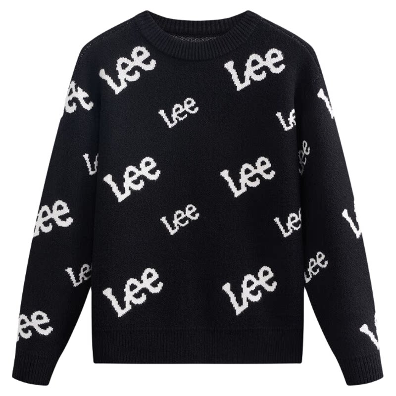 leekids秋冬保暖圆领套头毛衣