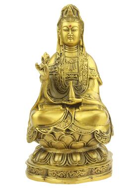 纯铜佛像观世音菩萨圣像观音娘娘