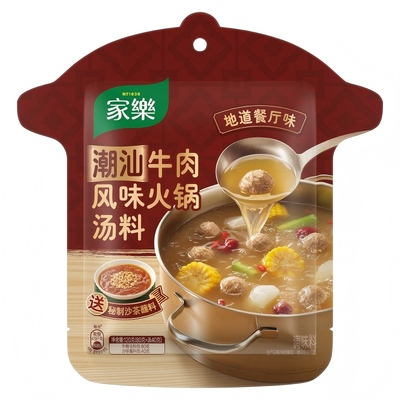 家乐潮汕牛肉清汤火锅底料涮牛肉