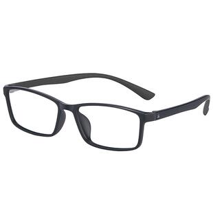 近视眼镜男无金属无螺丝监狱看守所专用全塑料树脂眼睛框可配度数