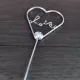 Серебряное кованое железо любовь