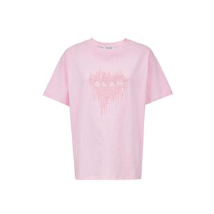 vq区绫致Vero ModaT恤2025秋冬复古时髦黑色纯棉亮片短袖上衣女