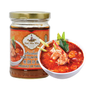 【自营】泰国进口水妈妈冬阴功酱泰式汤料酸辣酱荫功火锅底料调料