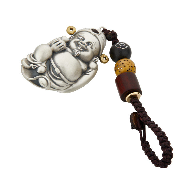 顺钦银楼足银财神爷手把件礼物