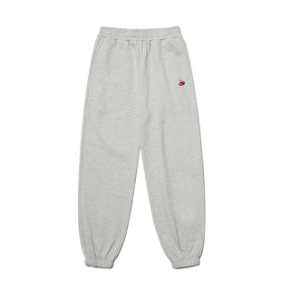 樱桃KIRSH 休闲束脚卫裤女秋冬2024新款韩系宽松加厚运动裤冬季