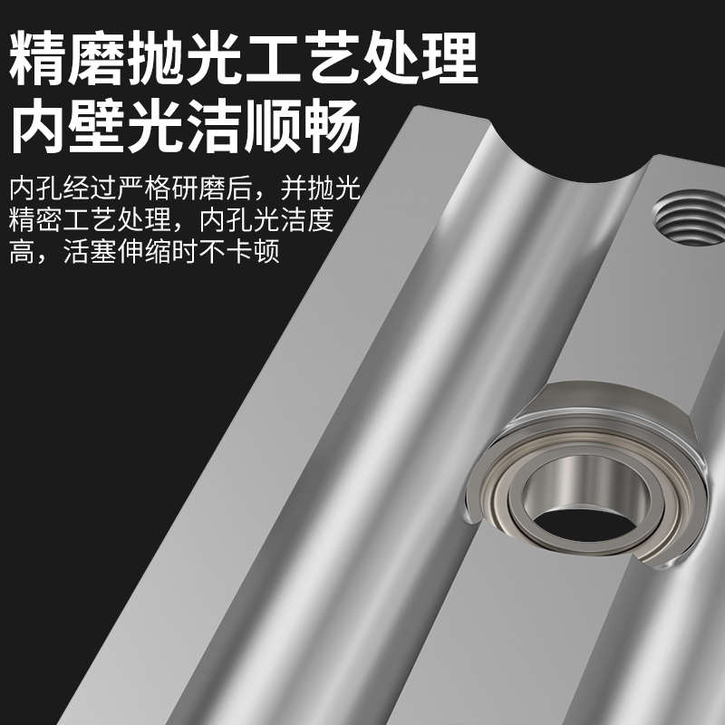 摆动旋转气缸HRQ气动90度180度MSQB-10A-20A-30A-50A油压缓冲100A