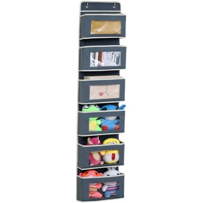 门后收纳收纳挂袋布艺神器家用