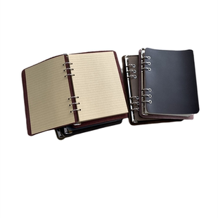 真皮A5A4本活页本记事本手账本头层牛皮皮料商务随身笔记本活页夹