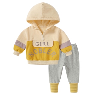 小童运动套装3岁女童冬装新款儿童婴儿童装2025宝宝春秋衣服 洋气