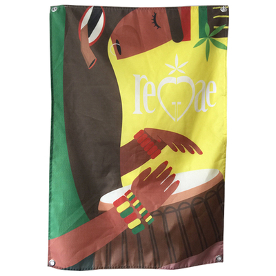 雷鬼牙买加摇滚风教室艺术墙饰