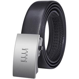 法国正品ELLE HOMME男士皮带男款真皮腰带2024新款自动扣高档品牌