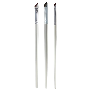 镰刀眼线刷超薄扁平头极细刀锋眼线刷下至斜角眉刷鼻影卧蚕三件套