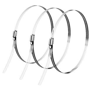 监控头室外防水墙角支架加厚304不锈钢壁装抱柱装带抱箍架子