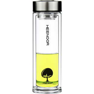 希诺双层玻璃杯隔热办公男女便携茶水杯子XN-9300/9301/9302/9607