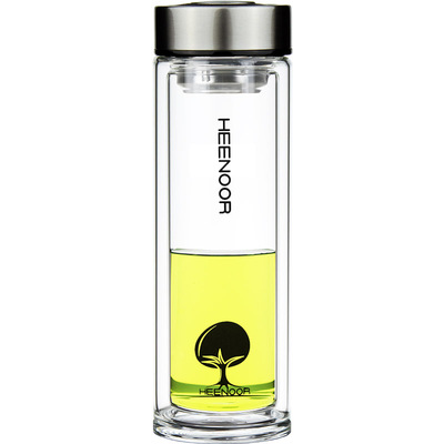 希诺双层玻璃杯隔热便携泡茶杯子