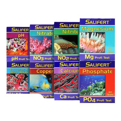 荷兰沙利法测试剂海缸硝酸盐N03磷酸盐PO4海水元素钙镁KH水质PH