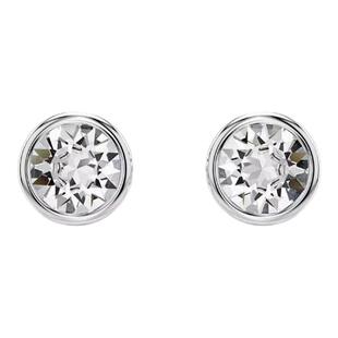 施华洛世奇Imber系列圆形切割穿孔耳钉时尚简约精致耳饰配饰礼物