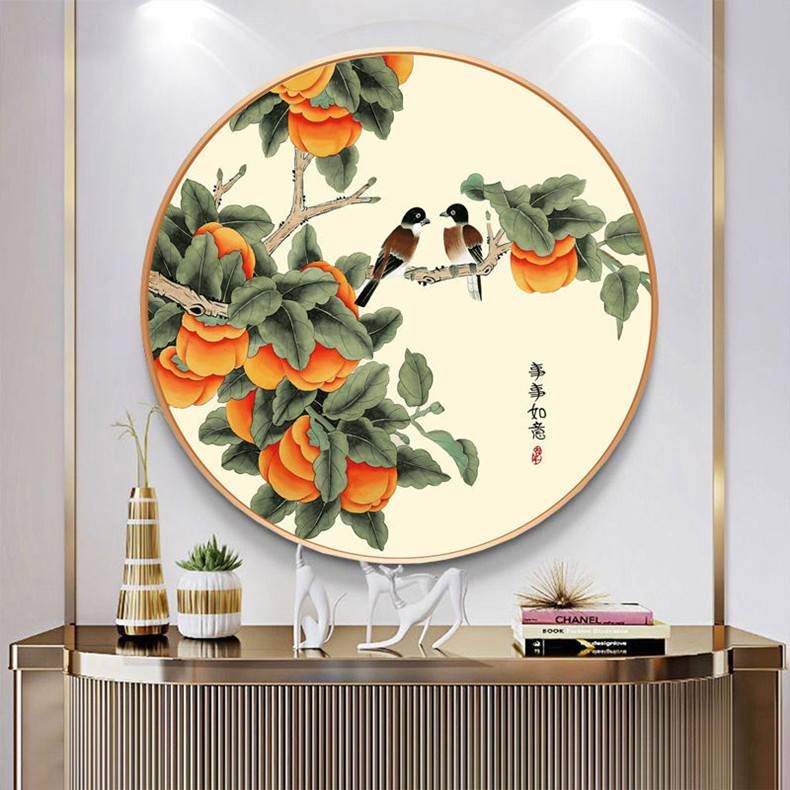 事事如意十字绣2021新款线绣卧室餐厅格棉线四股小件大小幅绣客厅