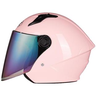 3C认证永恒头盔男女电动车轻便半覆式四季电瓶车冬保暖国标安全帽