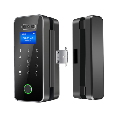密码刷卡涂鸦玻璃门3D指纹锁